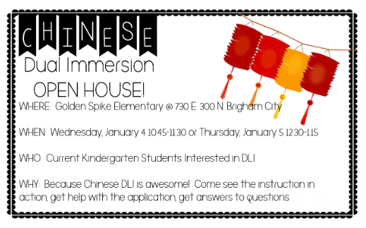 Chinese Open House
