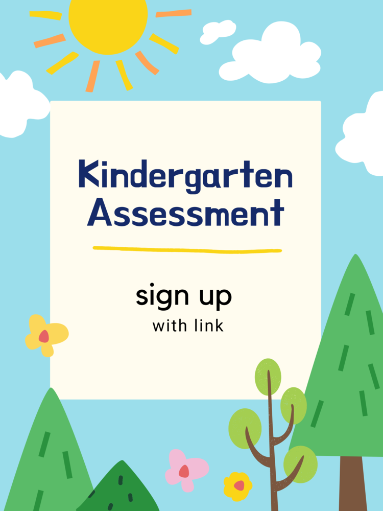 Kindergarten assessment for current Kinders Fielding Elementary