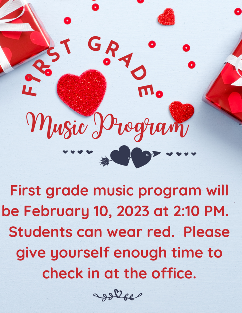 First Grade Music Program