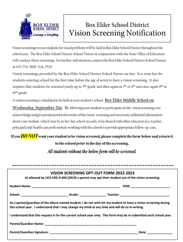 Vision Opt Out