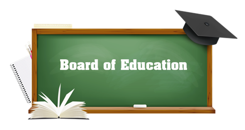 Board of Education written on a chalkboard