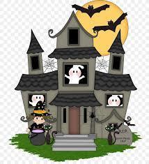 Image of a haunted house 