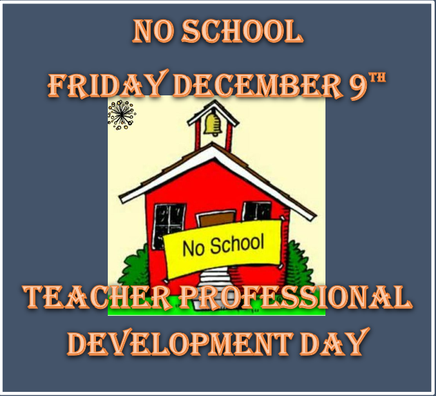 No School Friday Dec 9