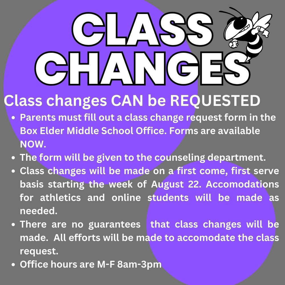 Class Change Information