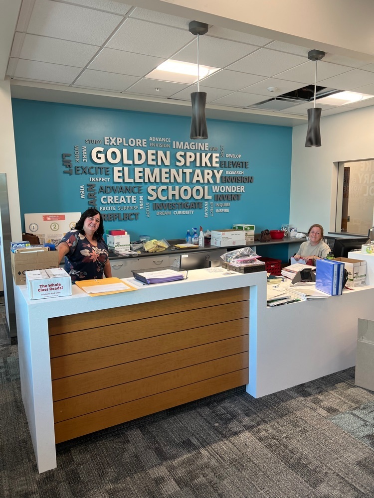 front office of Golden Spike Elementary